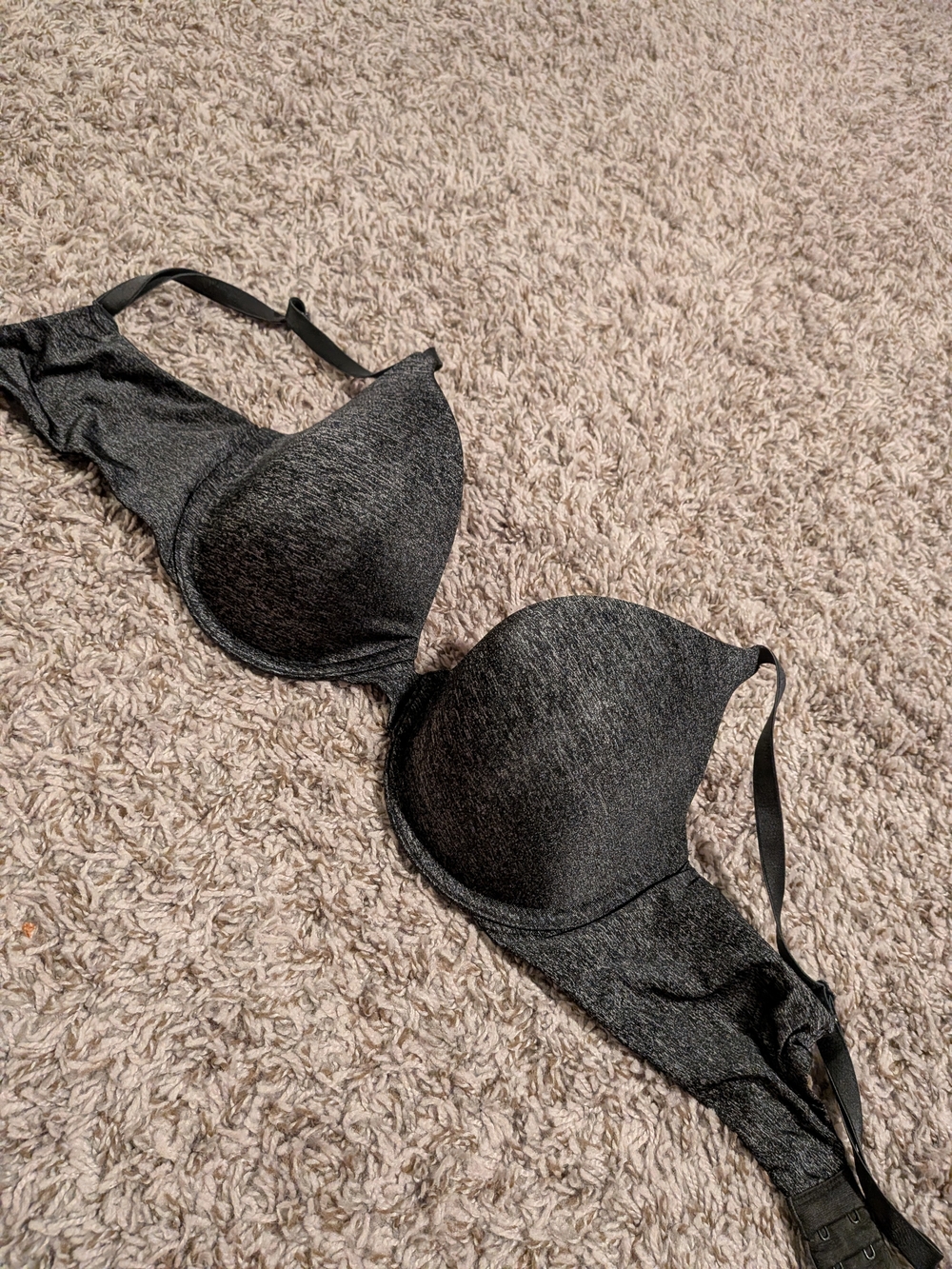 Victoria's Secret Dark Heather Gray T-Shirt Bra - Picture 2 of 6